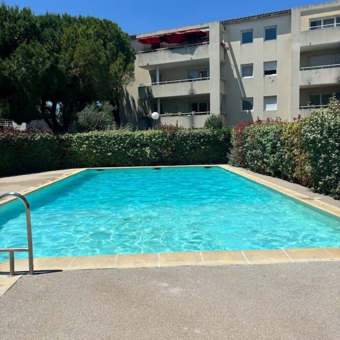 Appartement Terrasse Et Piscine Montpellier Bagian luar foto